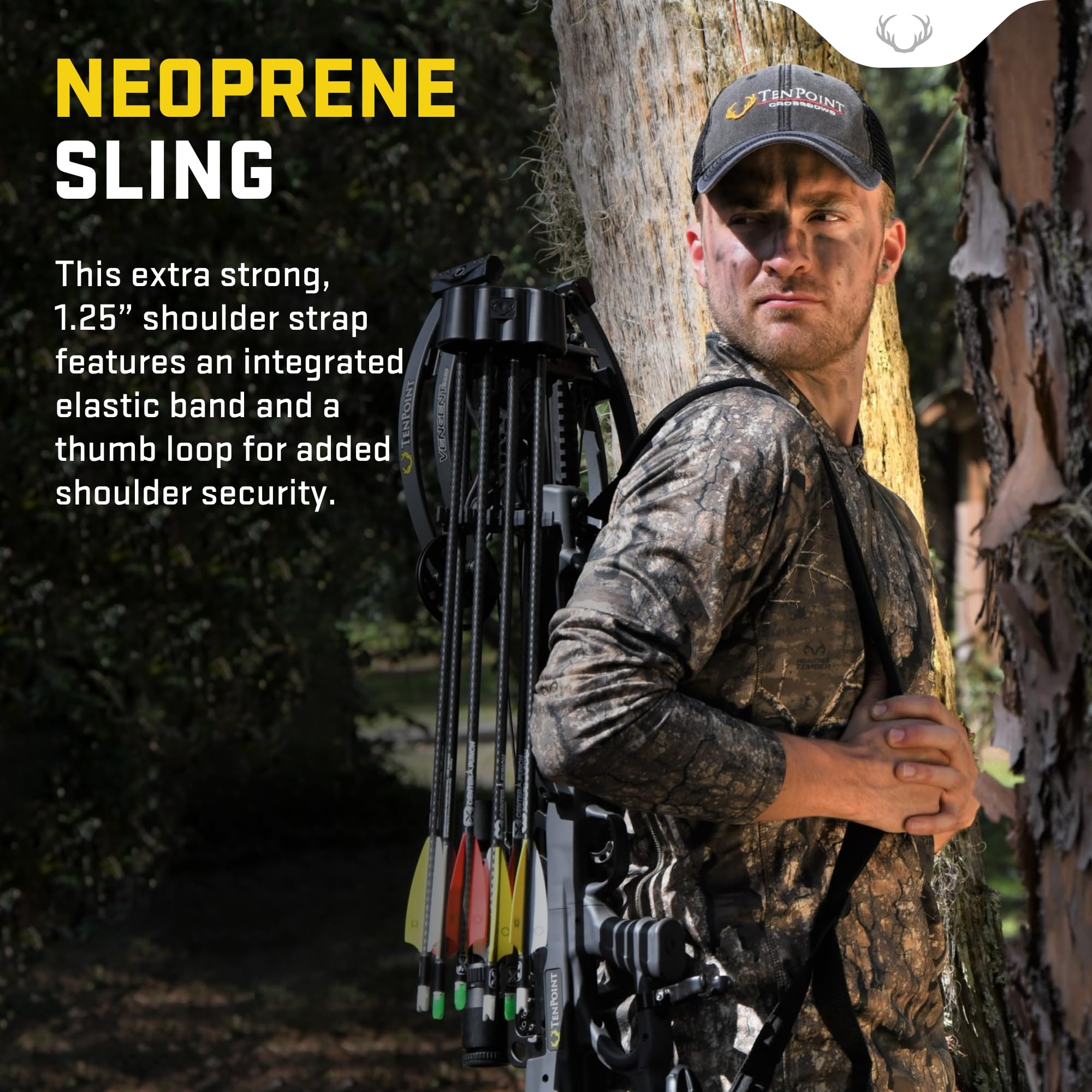 Amazon.com : TenPoint Neoprene Sling - Adjustable 1.25” Shoulder